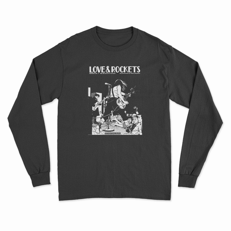 The Hernandez Brothers Love And Rockets Long Sleeve T-Shirt
