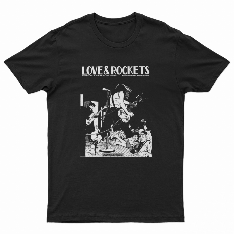 The Hernandez Brothers Love And Rockets T-Shirt