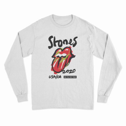 The Rolling Stones No Filter Tour USA CA 2020 Long Sleeve T-Shirt