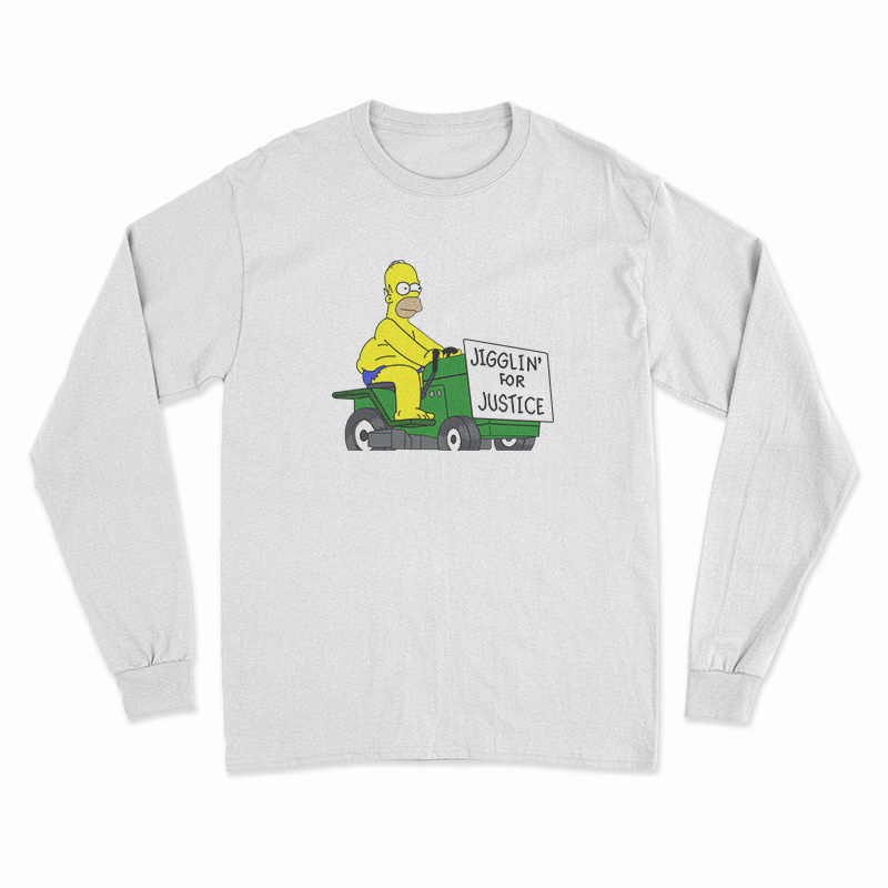 The Simpsons Jigglin' For Justice Long Sleeve T-Shirt