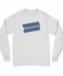 Vintage Blockbuster Logo Long Sleeve T-Shirt
