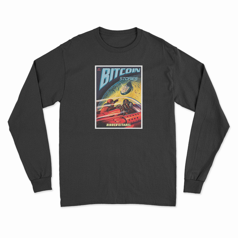 Bitcoin Stories Hidden Citadel Long Sleeve T-Shirt
