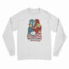 Captain America And Iron Man Kissing Meme Long Sleeve T-Shirt