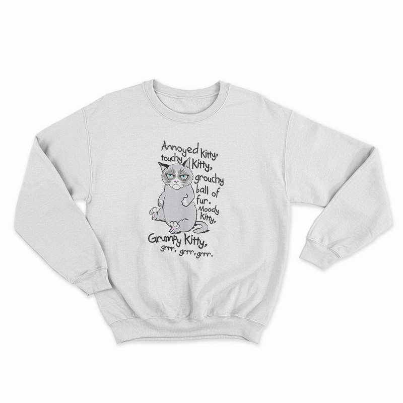 Grumpy Cat Grrr Grrr Grrr Sweatshirt