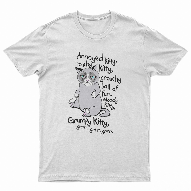 Grumpy Cat Grrr Grrr Grrr T-Shirt