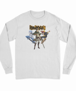 Haikyuu X Eren Jaeger X Reki Langa Long Sleeve T-Shirt