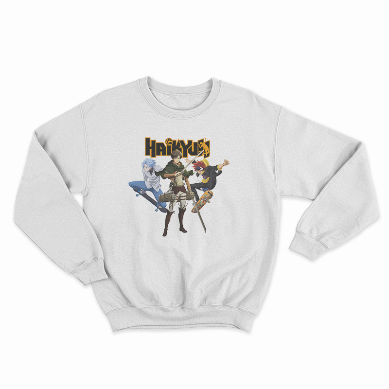 Haikyuu X Eren Jaeger X Reki Langa Sweatshirt