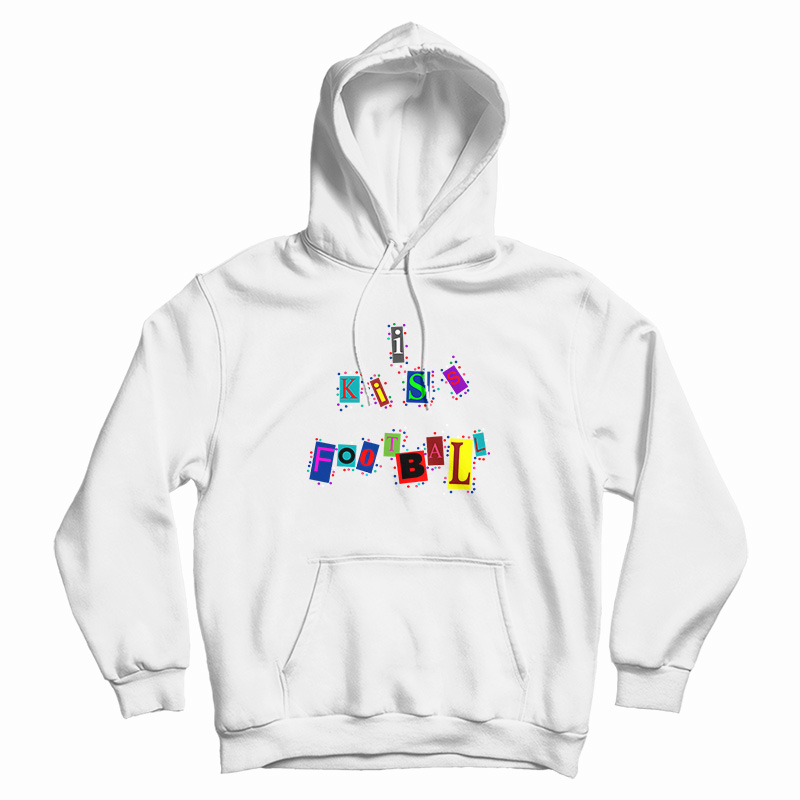 I Kiss Football Hoodie