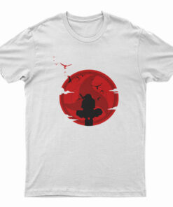 Itachi Uchiha Silhouette Sharingan Eyes T-Shirt