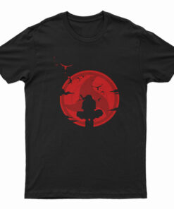 Itachi Uchiha Silhouette Sharingan Eyes T-Shirt