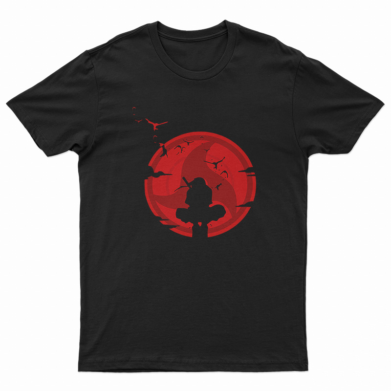 Itachi Uchiha Silhouette Sharingan Eyes T-Shirt