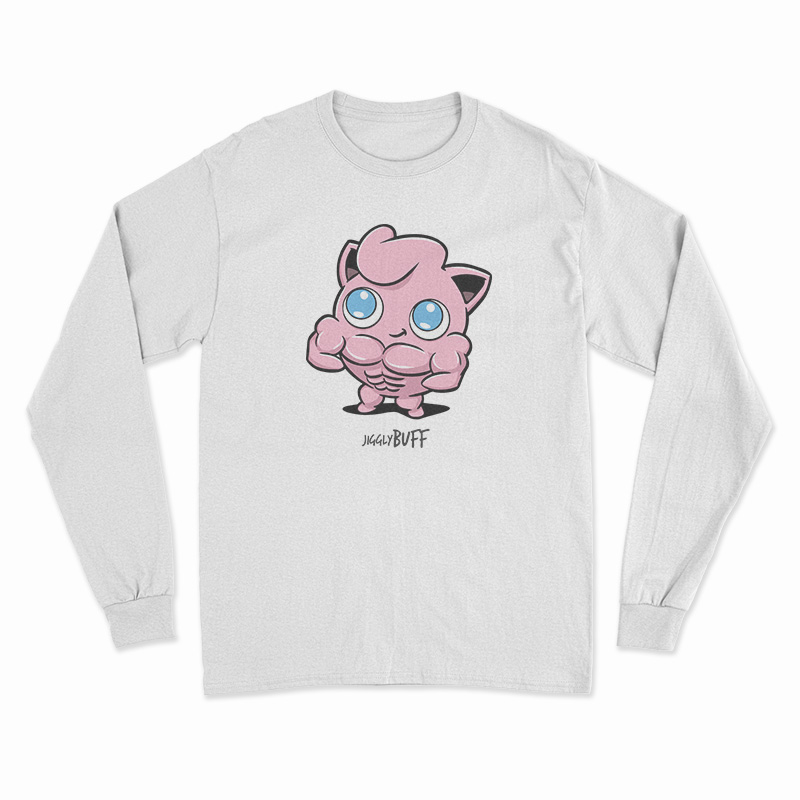Jigglypuff Muscle Long Sleeve T-Shirt - Digitalprintcustom.com