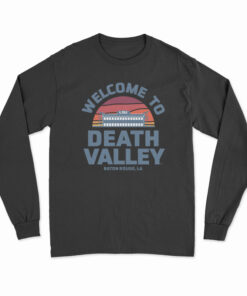 LSU Tigers Death Valley Sunset Garment Pocket Long Sleeve T-Shirt