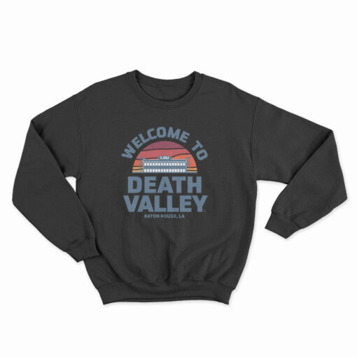 LSU Tigers Death Valley Sunset Garment Pocket Sweatshirt