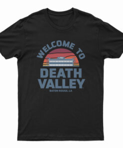 LSU Tigers Death Valley Sunset Garment Pocket T-Shirt