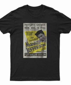 Marshall Jefferson At Paradise Garage New York City 1986 Active T-Shirt
