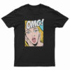 OMG Comic Speech Bubble Vector Printed T-Shirt