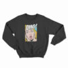 OMG Comic Speech Bubble Vector Printed Sweatshirt