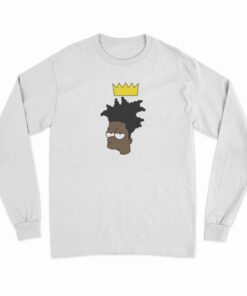 The Simpsons Bartsquiat Bart Simpson X Jean Michel Basquiat Long Sleeve T-Shirt