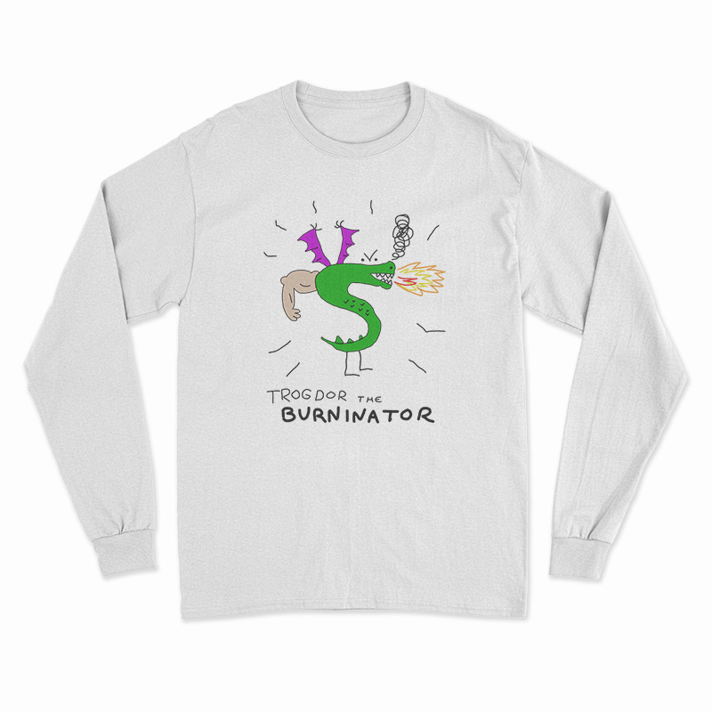 Trogdor The Burninator Long Sleeve T-Shirt