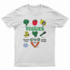 Veggies Genuine Food For Gentle People T-Shirt
