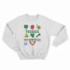 Veggies Genuine Food For Gentle People Sweatshirt