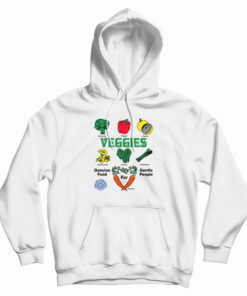 Veggies Genuine Food For Gentle People Hoodie