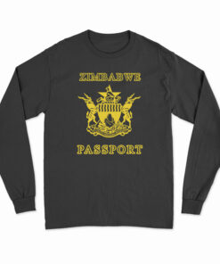Zimbabwe Passport Long Sleeve T-Shirt