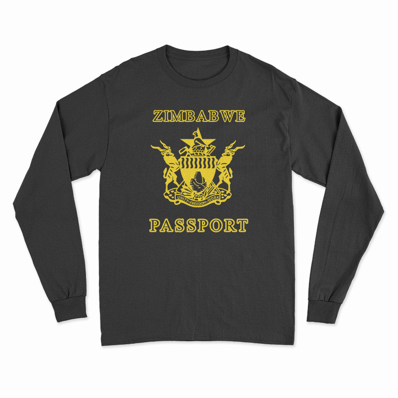 Zimbabwe Passport Long Sleeve T-Shirt