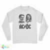 ACDC Nikola Tesla Thomas Edison Science Long Sleeve T-Shirt