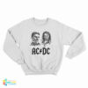 ACDC Nikola Tesla Thomas Edison Science Sweatshirt
