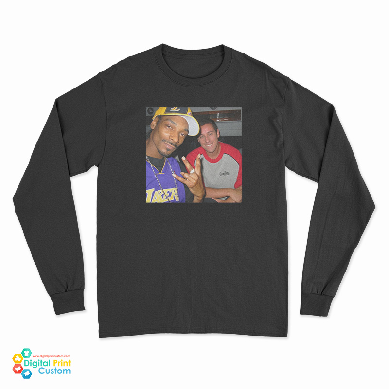 Adam Sandler And Snoop Dogg Long Sleeve T-Shirt