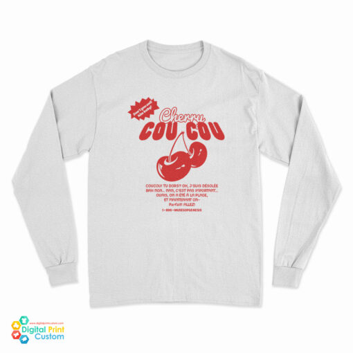 Aesthetic Cherry Cou Cou Long Sleeve T-Shirt