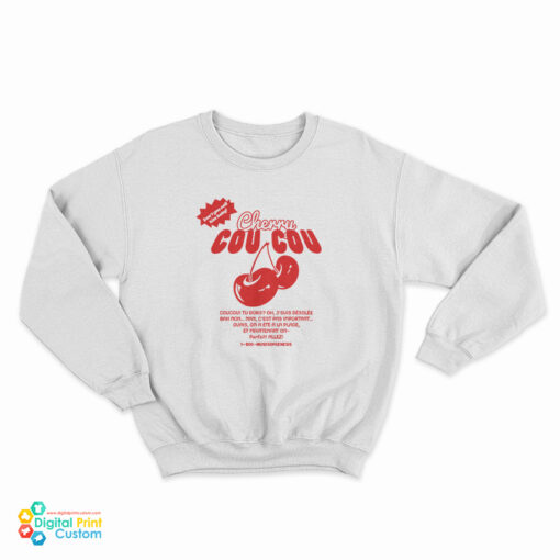 Aesthetic Cherry Cou Cou Sweatshirt