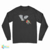 Batman And Robin Bat Bird Long Sleeve T-Shirt