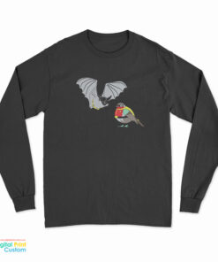 Batman And Robin Bat Bird Long Sleeve T-Shirt