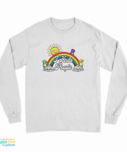 Bear Rainbow I Hate People Long Sleeve T-Shirt