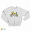 Bear Rainbow I Hate People Sweatshirt