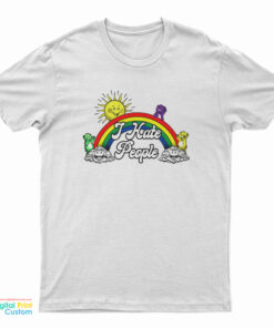 Bear Rainbow I Hate People T-Shirt