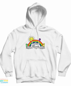 Bear Rainbow I Hate People Hoodie