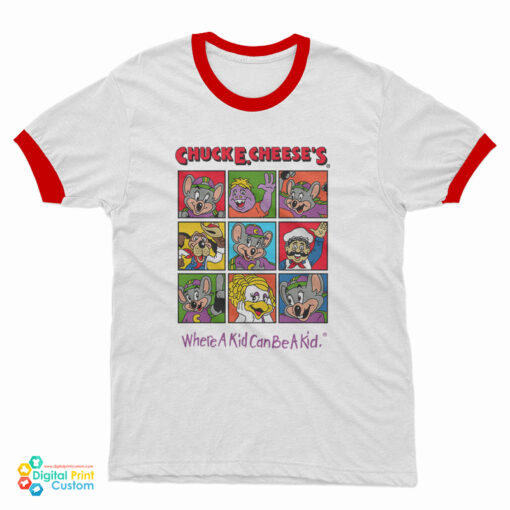 Chuck E Cheese Ringer T-Shirt