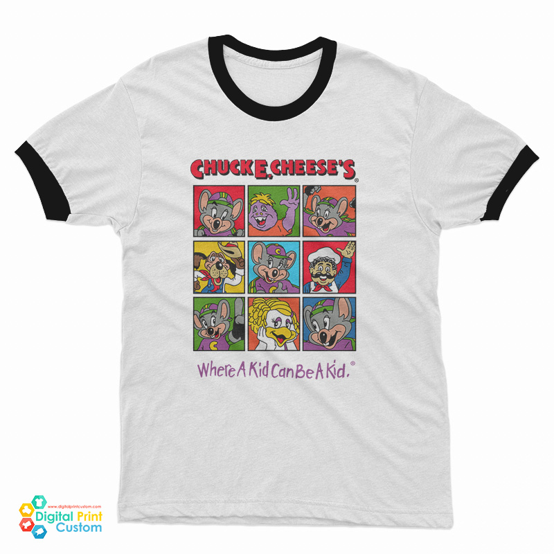 Chuck E Cheese Ringer T-Shirt