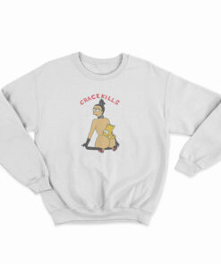Crack Kills Bart Simpson Sweatshirt