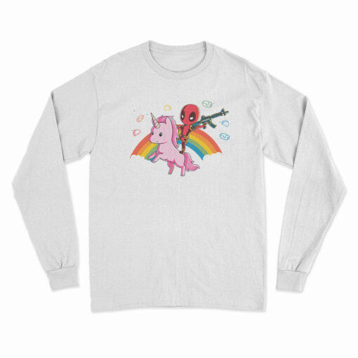 Deadpool Unicorn Long Sleeve T-Shirt