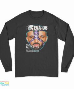 Drake Evangelion Eva 06 Gods Plan Long Sleeve T-Shirt