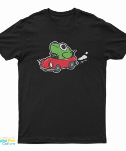 Frog Riding In A Car T-Shirt