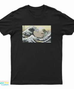 Godzilla In The Great Wave Off Kanagawa T-Shirt