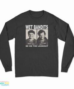 Home Alone Wet Bandits Harry And Marv Long Sleeve T-Shirt