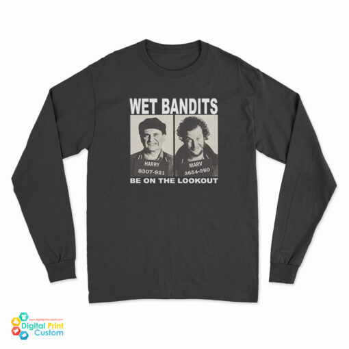 Home Alone Wet Bandits Harry And Marv Long Sleeve T-Shirt