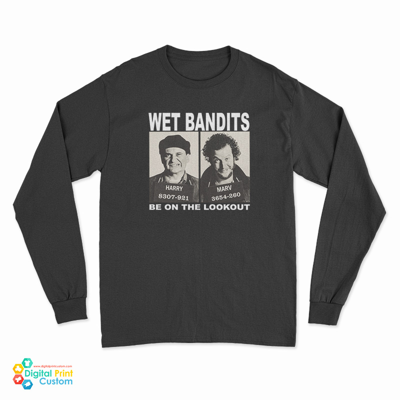 Home Alone Wet Bandits Harry And Marv Long Sleeve T-Shirt